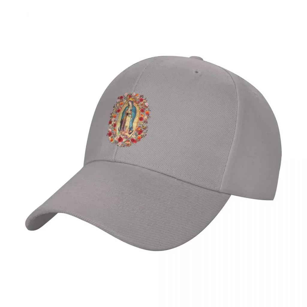 Our Lady of Guadalupe Mexican Virgin Mary Mexico Catholic Saint Baseball Cap Bobble Hat Vintage Male hat Hats For Men Women's