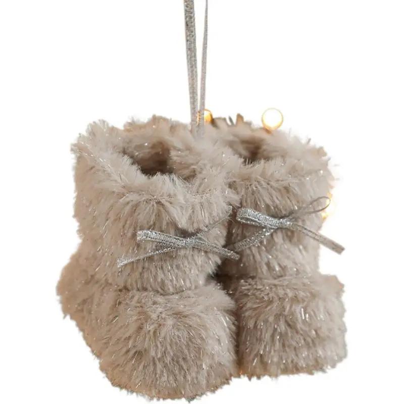 Santa Claus Boots Ornaments Hanging Decorative Ornament Santa Decor Party Pendant Home Claus Christmas A1D6