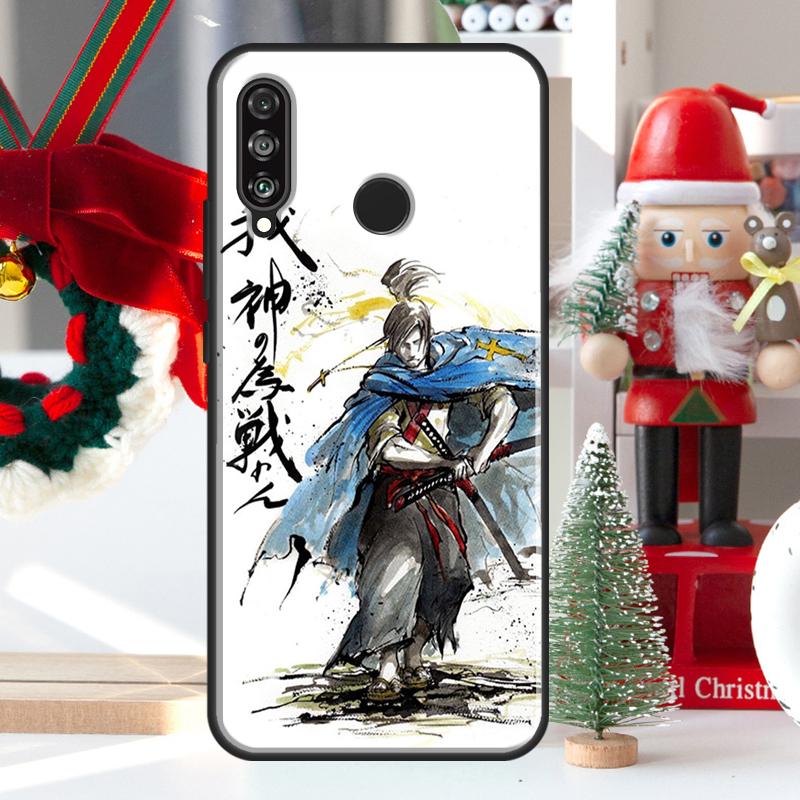 

Japanese Samurai Warrior For Huawei Nova 7i 8i 11i 12i 12s Y73 Y70 Y90 Y60 Y72 Y61 Y91 9 10 SE P30 Pro P40 Lite Case Huawei P30 Lite