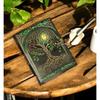 leather journal, Print Tree of Life Journal, Blank spell book book of shadows Leather Celestial Gifts For Him Her