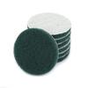 20Pcs 5 Inch 180# Premium Quality Flocking Scouring Pad Self-Adhesive Polishing Pad Plate for Cleaning, Polishing, Deburring