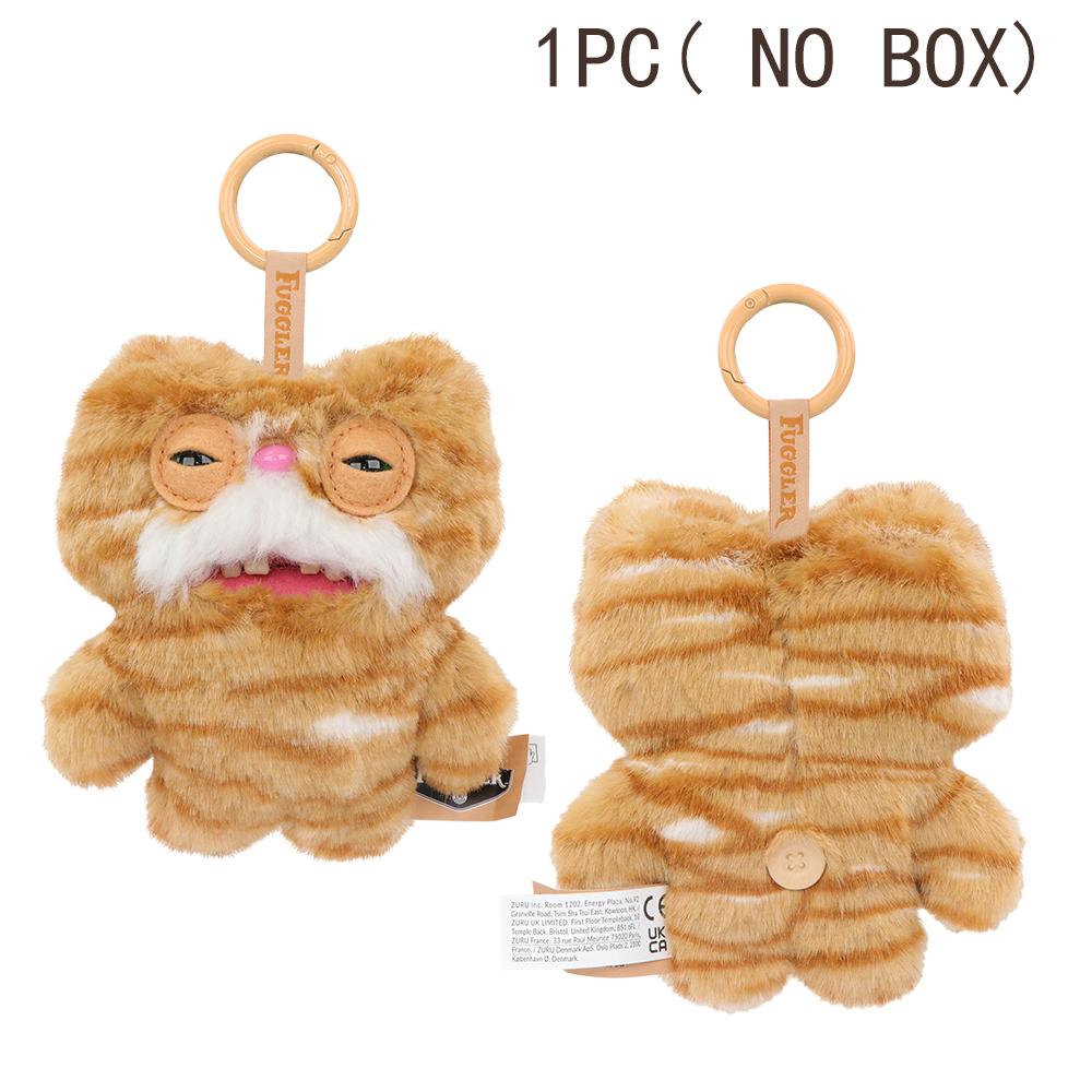 FUGG ALLEY CATS Fluffy Dangle Collectibles Fuggler Real Hairless Cat Siamese Cat Orange kitten Teeth Fiend Plushie Collectibles Token