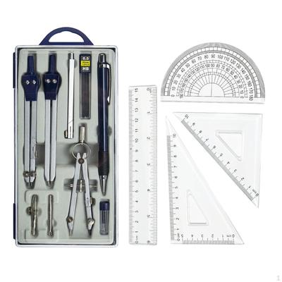 Geometrie-Set Professioneller Mathe-Winkelmesser für Ingenieur-Klassenbedarf Schule