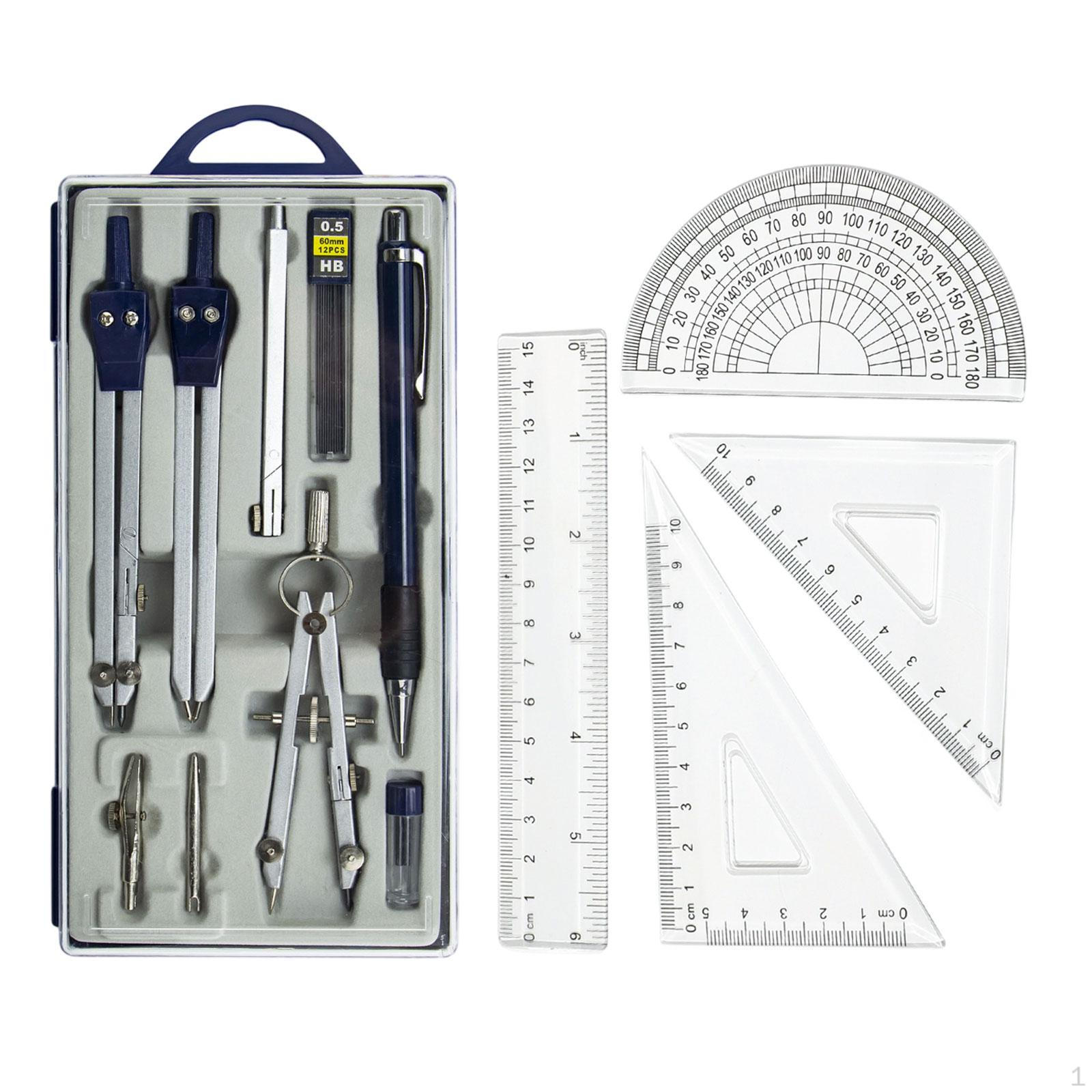 

Набор геометрии Профессиональный математический транспортир для инженера Классные принадлежности Школа Style A