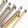10pcs Stainless Steel Bar Stick Connectors Gold Color Plated Connector for DIY Drop Earrings Jewelry Making Necklaces Components
