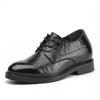 Men's Height-Increasing 8CM Formal Leather Shoes - Korean Style, Pointed Toe, Breathable, Casual, British Trend