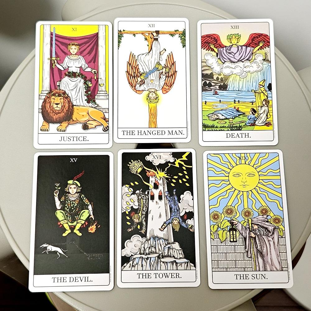 10.3*6cm Shuffle Tarot Collection B Shuffled World of RWS Tarot Deck 80 Pcs Cards A Creative Way of Telling A Story