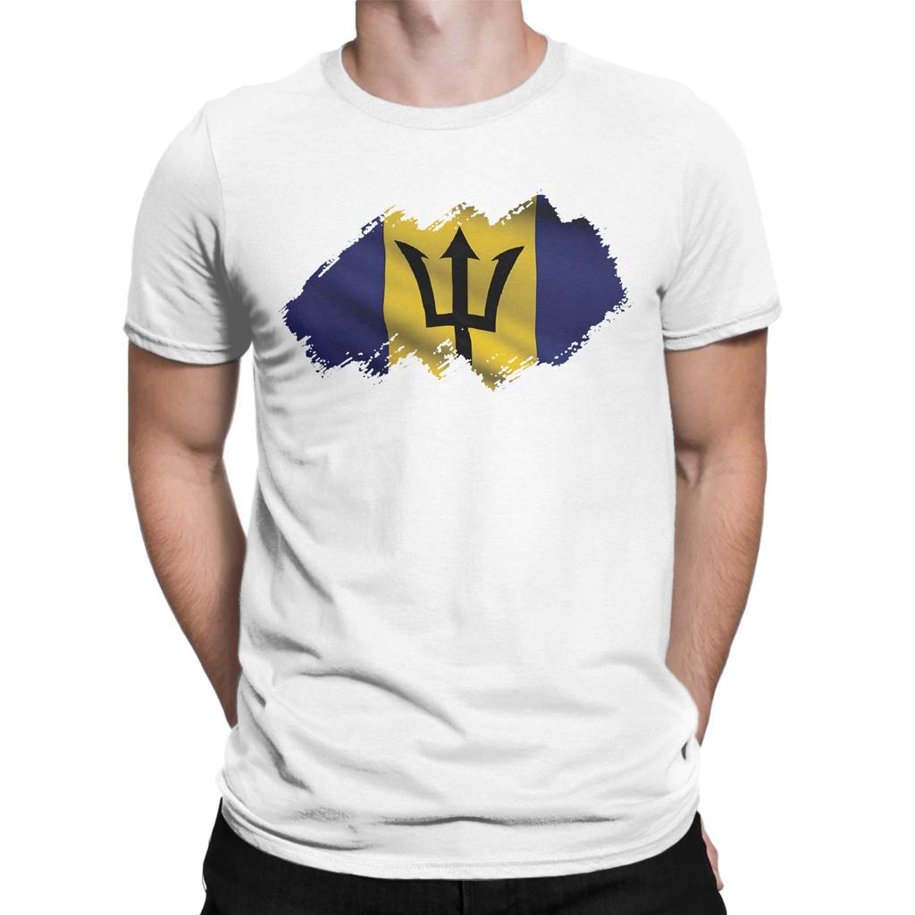 Barbados Flag Barbadian Accessories Unisex T Shirts 100 Cotton Tee Graphic Tops Tshirt