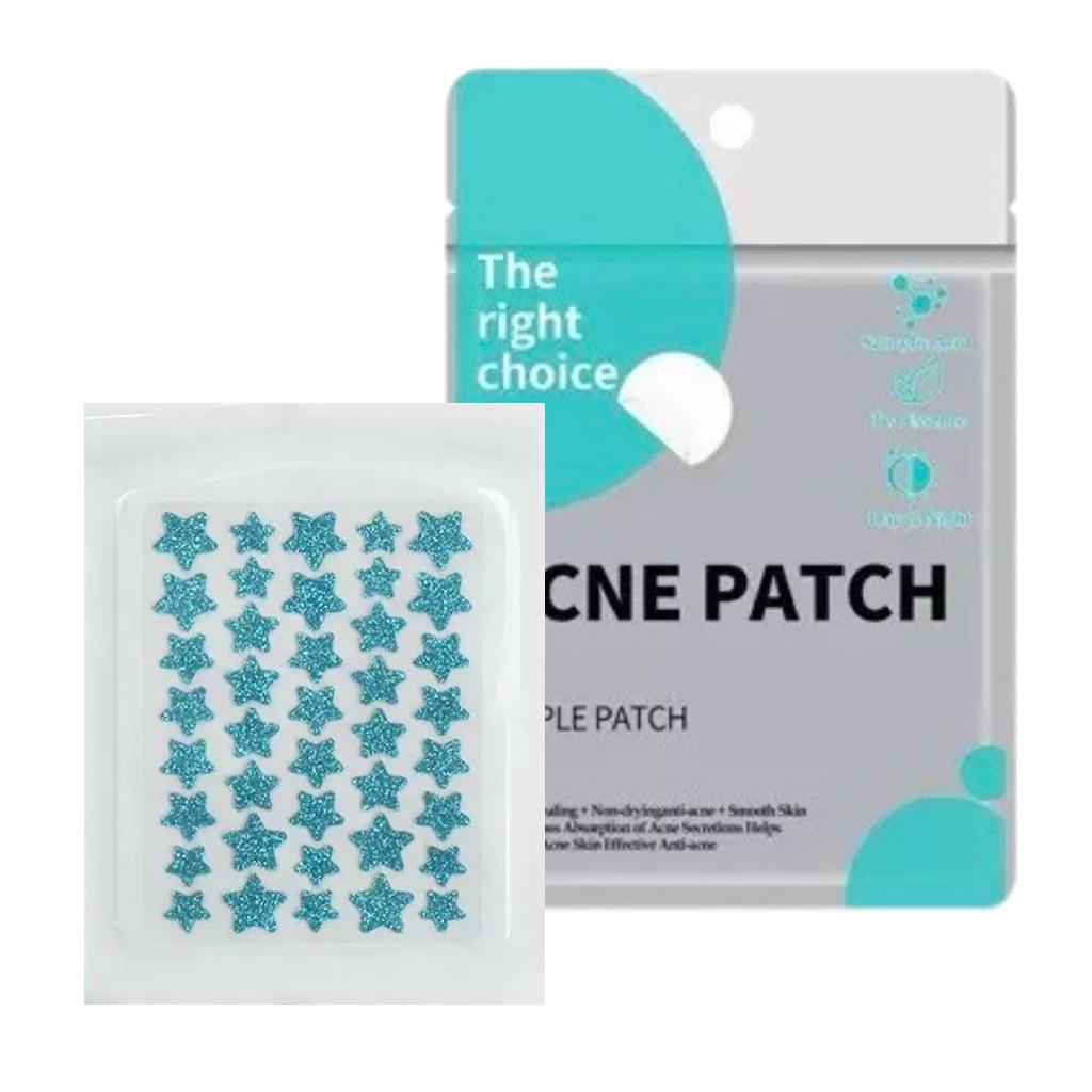 Official Star Acne Patches - 40 Clear, Invisible Hydrocolloid Patches for Pimple Absorption