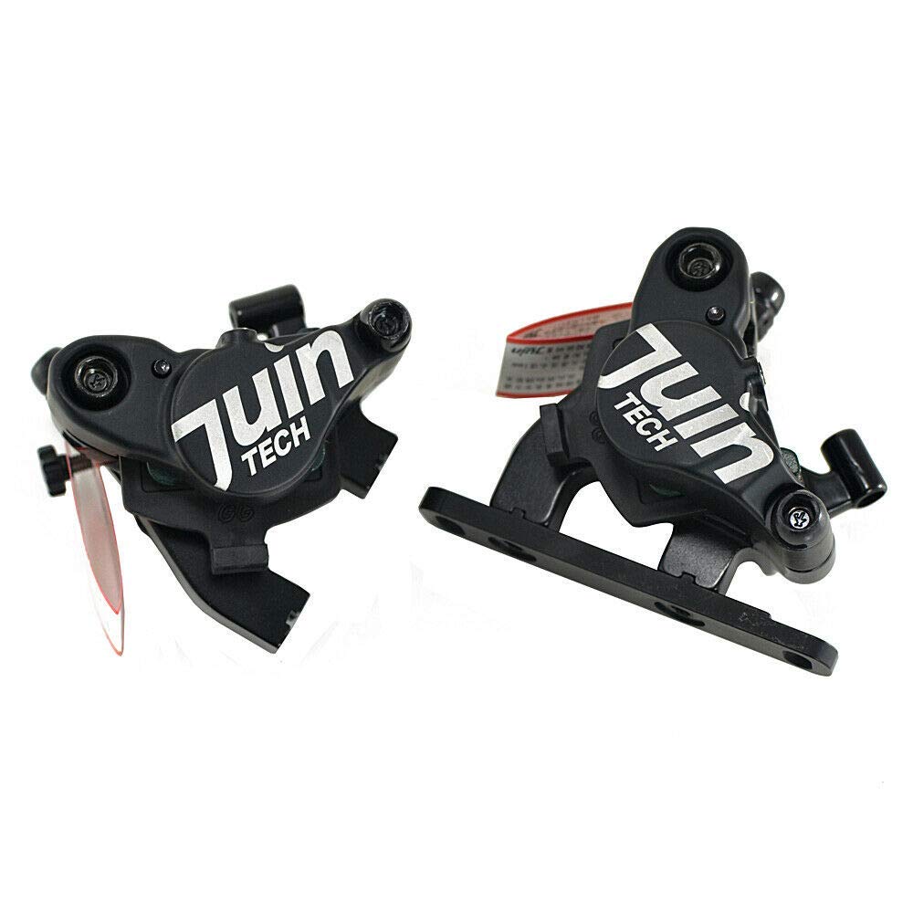 JUIN TECH F1 Hydraulic Flat Mount Road CX Disc Brake Set 160mm with JT1909 Rotor,Black,