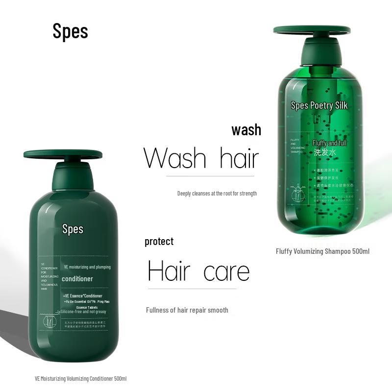 Spes Volumizing & Oil Control Silicone-Free Shampoo Twin Pack