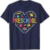 Preschool Teacher Pre-K Heart First Day of Preschool Kids T-Shirt