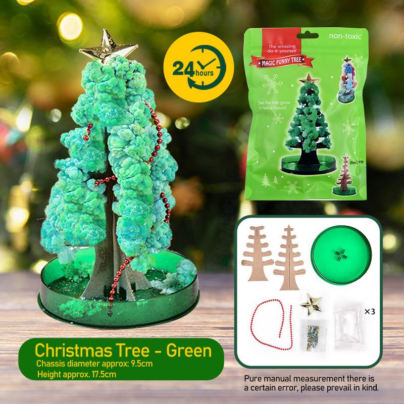 DIY Growing Tree Paper Sakura Crystal Trees Desktop Cherry Blossom Toys Handmade Christmas Tree Craft Kit Valentine's Day Gift