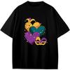 T-shirt vintage Mardi Gras Cœurs pour garçons, filles et ados - Cadeau Anime