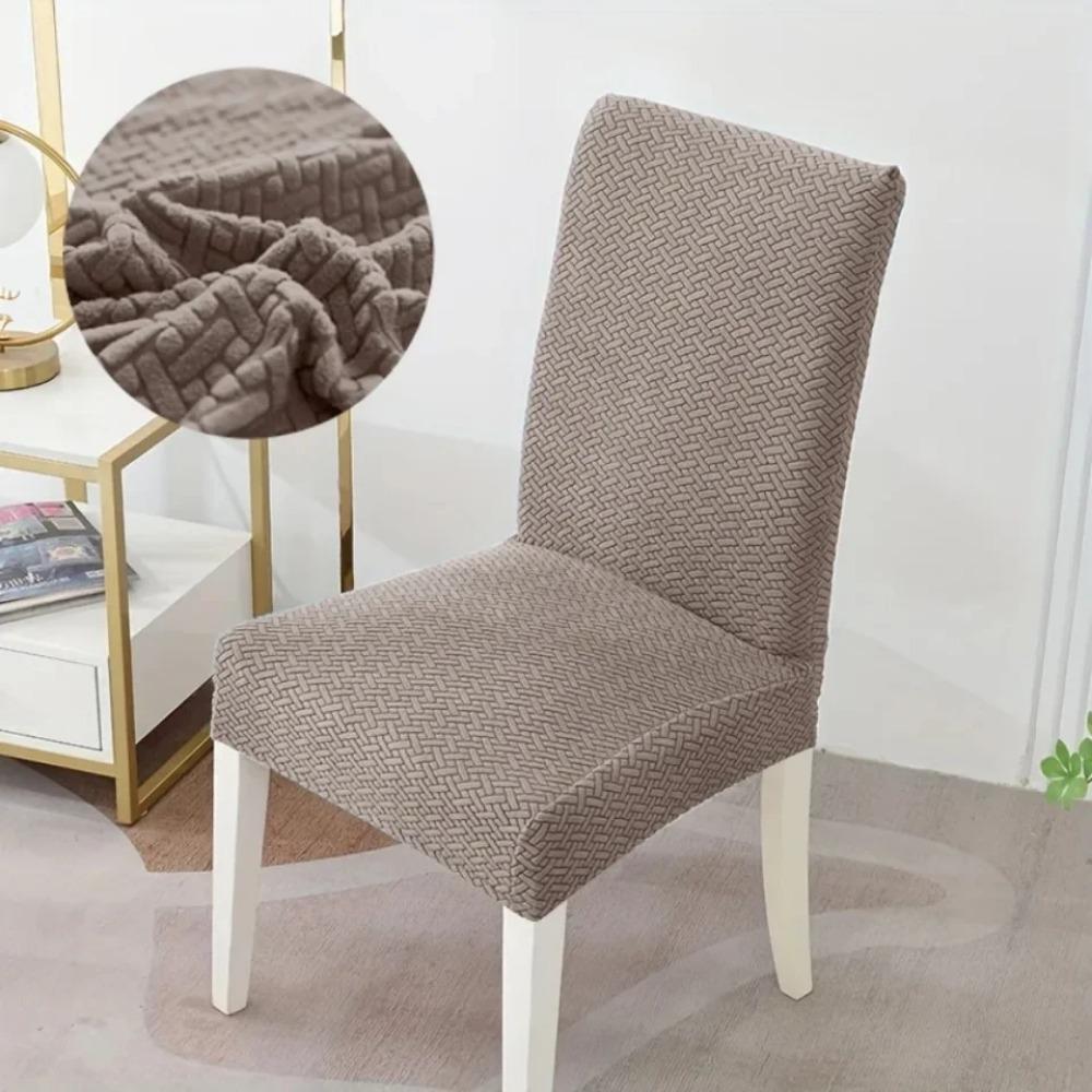 Elastic Cover For Chair Universal Dustproof Slipcover Suitable Restaurant Living Room Home Decor Elastic Soft Chair Seat Cover