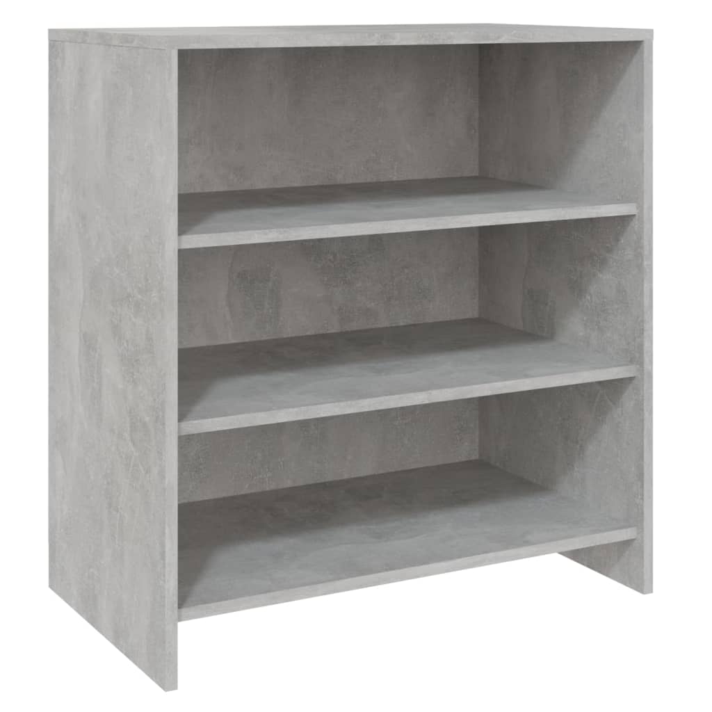 Vidaxl Szafka, Szarość Betonu, 70X40,5X75 Cm, Materiał Drewnopochodny