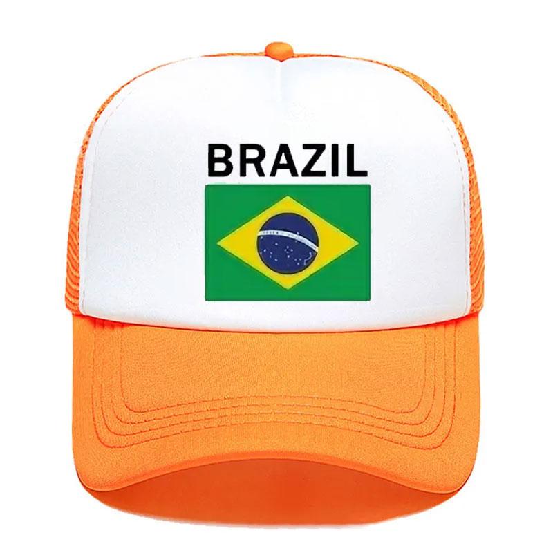 Brazil Trucker Caps Men Brazil Hat Baseball Cap Cool Summer Unisex Mesh Net Caps  Snapback Cap  Cap For Women