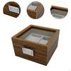 2 Holder Organizer Watch Box Slot Birthday Gift Wood Girls Women Watches