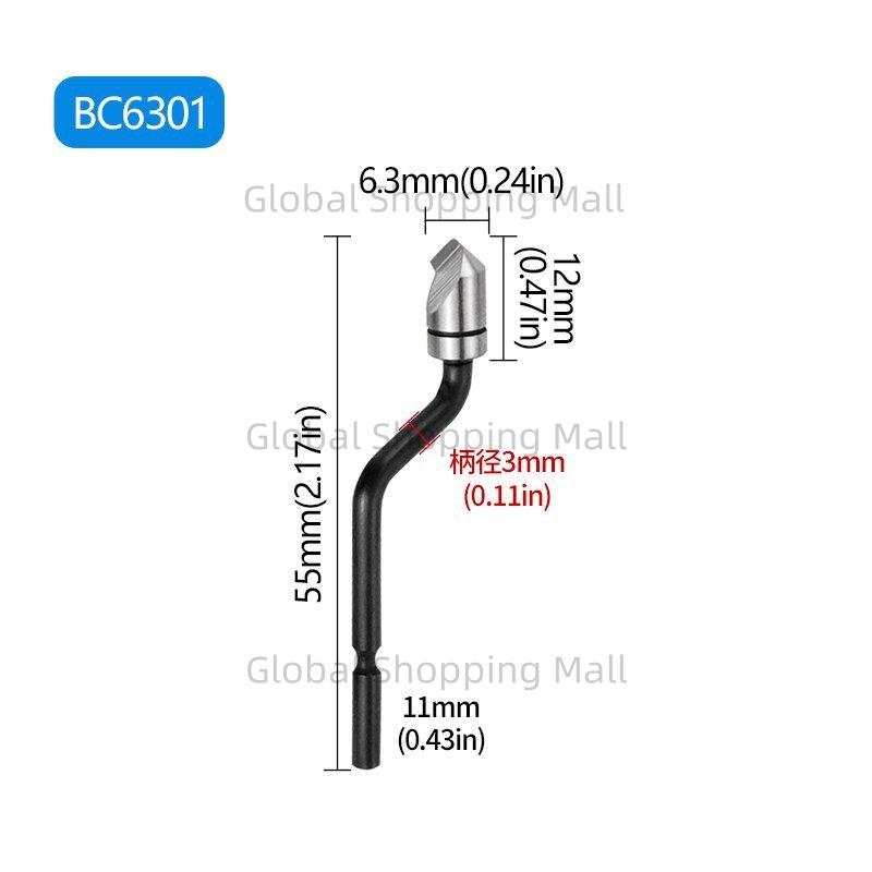 Countersink Inner Hole Chamfer Repair Reamer Tool Premium Chamfer Deburring Tool for Wood Plastic Aluminum Copper and Steel