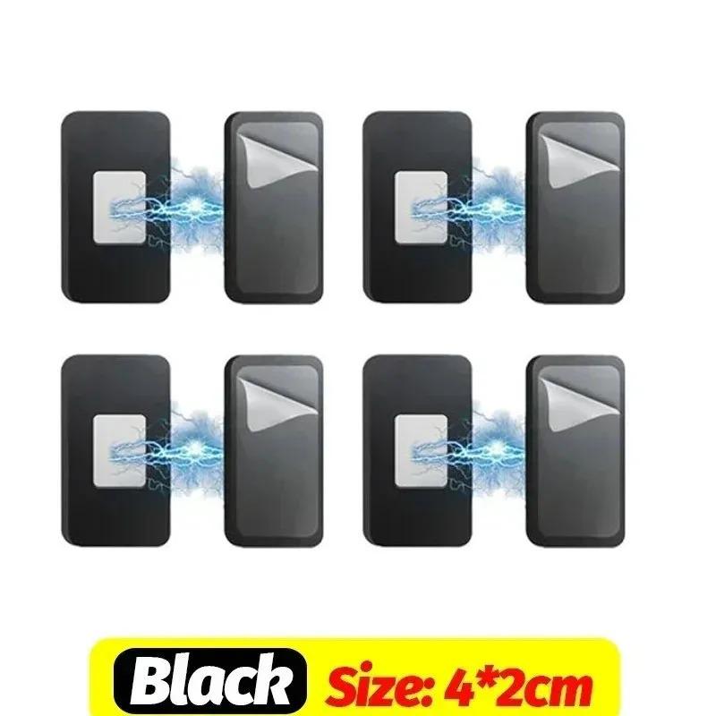 Magnetic Cabinet Catches Strong Magnet Sticker Punch-Free Self-Adhesive Latch Hidden Door Closer for Kitchen Cupboard Cabinet Drawer Furniture