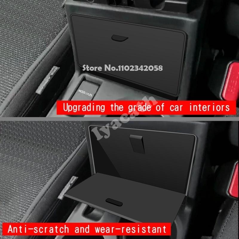For Subaru Forester 2024 2025 2026 ABS center console front water cup side storage box Container cover Interior Accessories