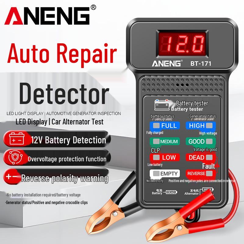 ANENG 12V Battery Tester for Cars, EVs, and Motorcycles - Models BT171/BT172