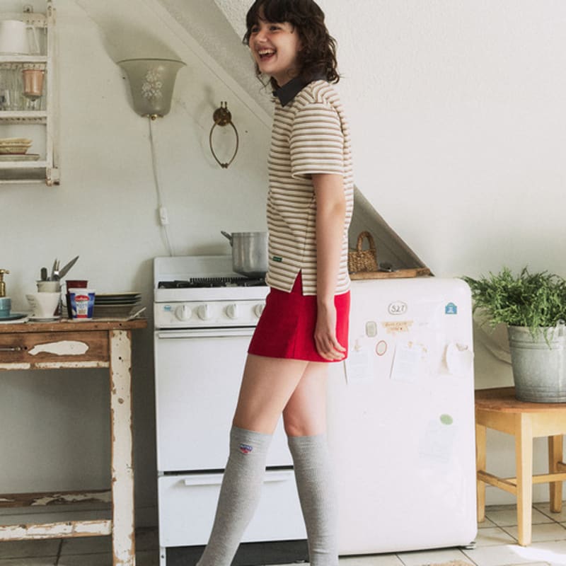 GREENBUTTER Butter High Knee Socks (Melange)