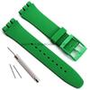 Soft Silicone Bracelet for Swatch 12mm 16mm 17mm 19mm 20mm Colorful Transparent Watchband Watch Strap Replacement with Tool