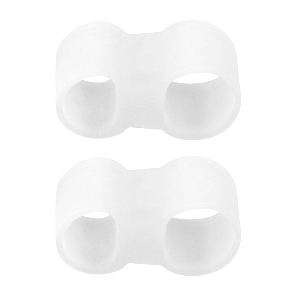 Adjustable Silicone Toe Separators For Bunions 2 Pack Flexible Design For Various Shoe Sizes Support All Day Wear