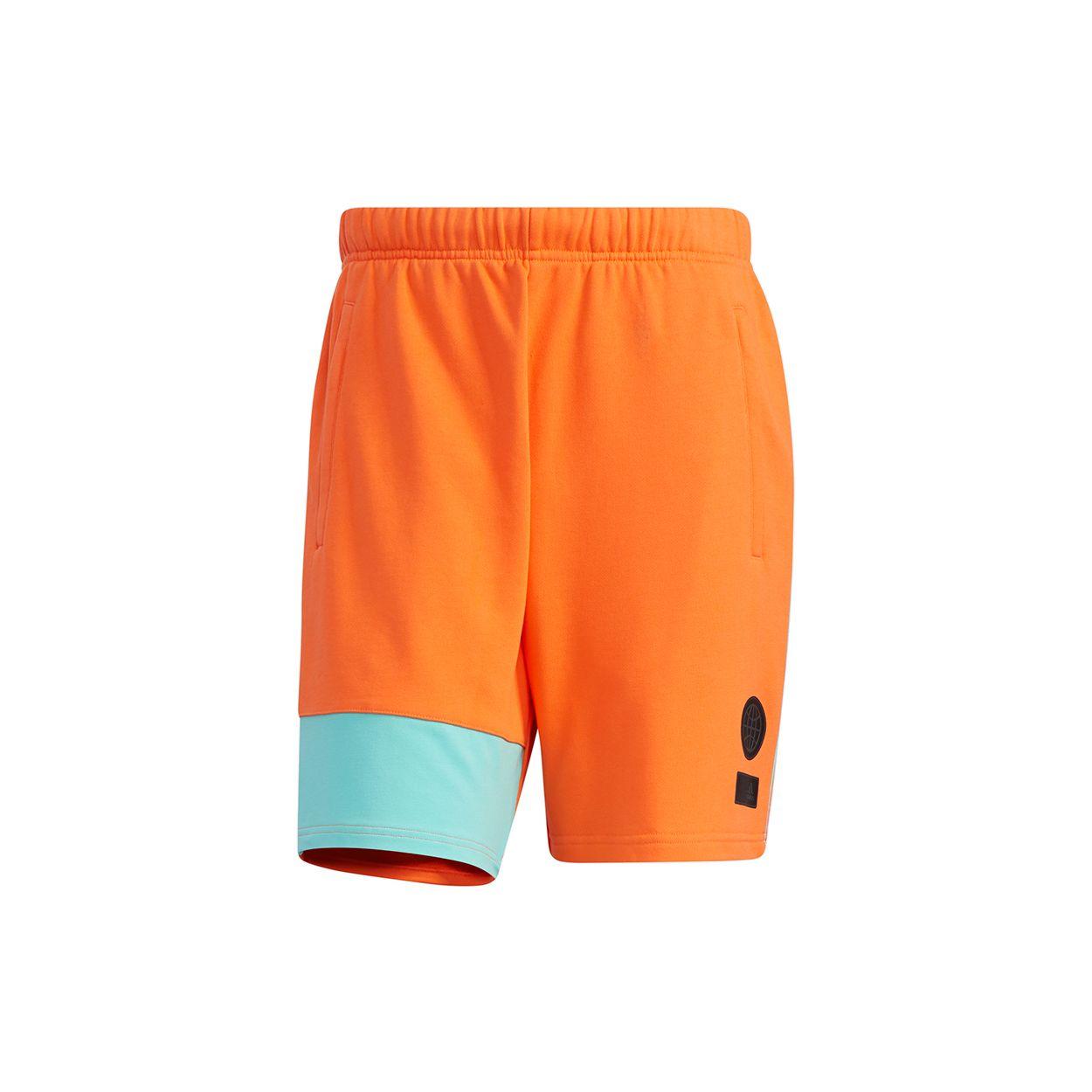 

Adidas UltraBoost Shorts With Color Block Design Men Bottoms Orange GP0829 M