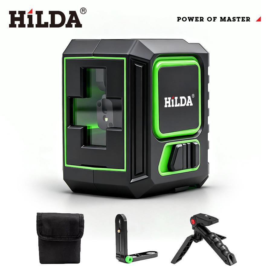 Hilda Compact Two-Line Laser Level for Home Use