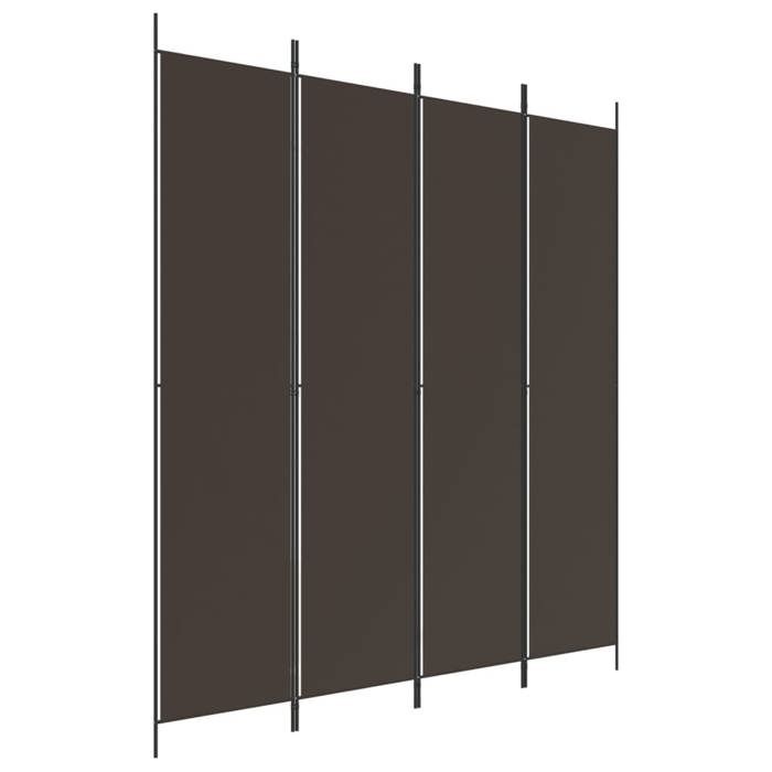 VidaXL Cloison de Séparation 4 Panneaux Séparateur de Pièce Pliable Diviseur Écran d'Intimité Paravent Décoration Salon 350199