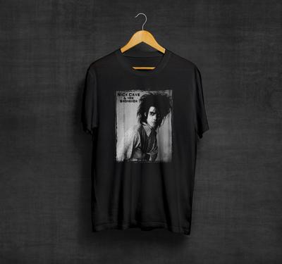Nick Cave And The Bad Seeds Melns T-krekls, Post-panka roka grupa, Unisex T-krekls