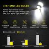 2X 3457 3057 3157 White LED Brake Tail Back Up Light Side Marker Signal Bulbs