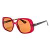 Lunettes De Soleil Carrées GU7862 Pour femmes-Bordeaux