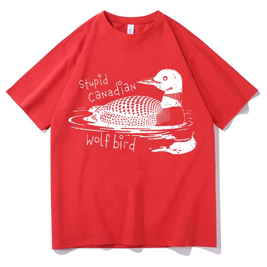 Heated Rivalry Funny Meme Graphic Oversized T Shirts Men Women Stupid Canadian Bird T Shirts Pop Casual Humor Tshirt Streetwear