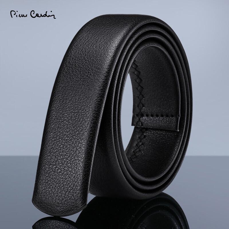 

Pierre Cardin Men s Genuine Leather Belt Strap (Buckle-less) Under 120cm