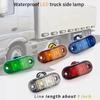 10PCS High Visibility Side Marker Lights Waterproof White Red Amber Blue Green LED Clearance Lamps for Trailers & Trucks
