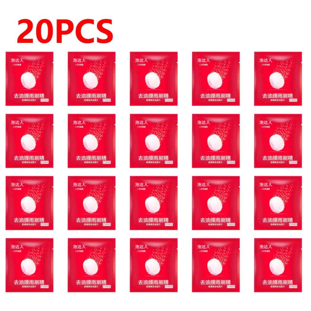100PCS Limpador Sólido Limpador de Pára-brisas de Carro Comprimido Efervescente Limpador Automático de Vidro Comprimidos Concentrados de Limpeza Sólida Detergente