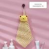 Chenille Cartoon Hanging Hand Towel - Cute, Stylish, Hangable Kitchen & Children's Towel