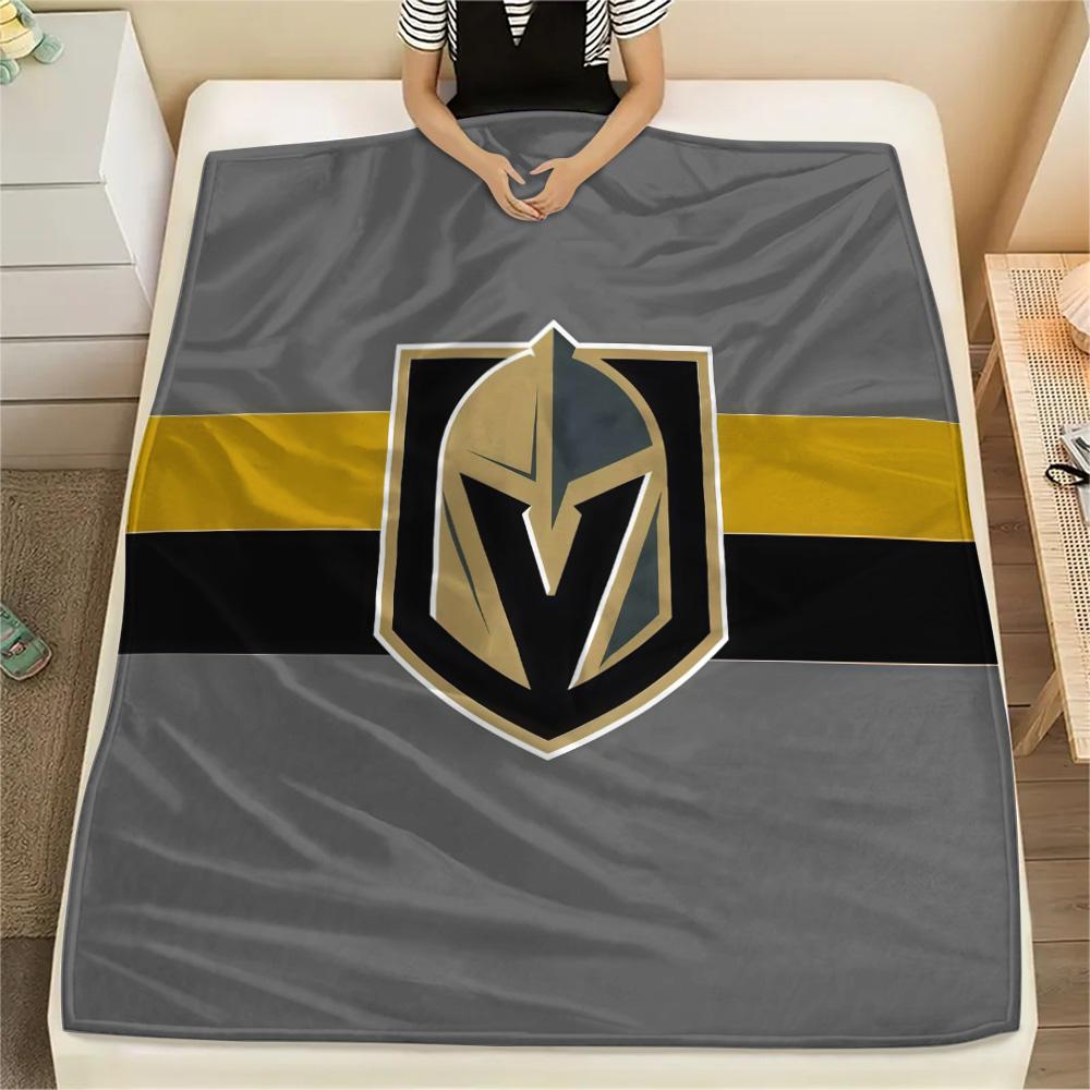 Vegas Golden Knights2 Flannel Blanket, High quality Comfortable for All Seasons, Home Decor, Warmth and Comfort