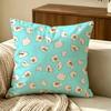 Food Popcorn Cushion Cover Pillow Cover Nordic Minimalist Throw Doublesided Print Cushion Case For Sofa Bedroom Decor
