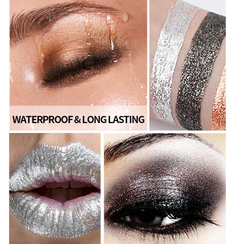Women Eye Makeup Liquid New Shadow Glitter Sequins Eye Shadow Eye Brightening Female Makeup Eye Makeup Eye Shadow Liquid Eye Cosmetic