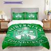 Hibernian Edinburgh Emblema Storico Set da Tre Pezzi (1 * copripiumino + 2 * federa, senza nucleo) Set biancheria da letto 2D Piatto Regalo di Natale Compleanno