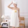 Women's Wearable Quick-Dry Absorbent Bathrobe Towel for Home Use