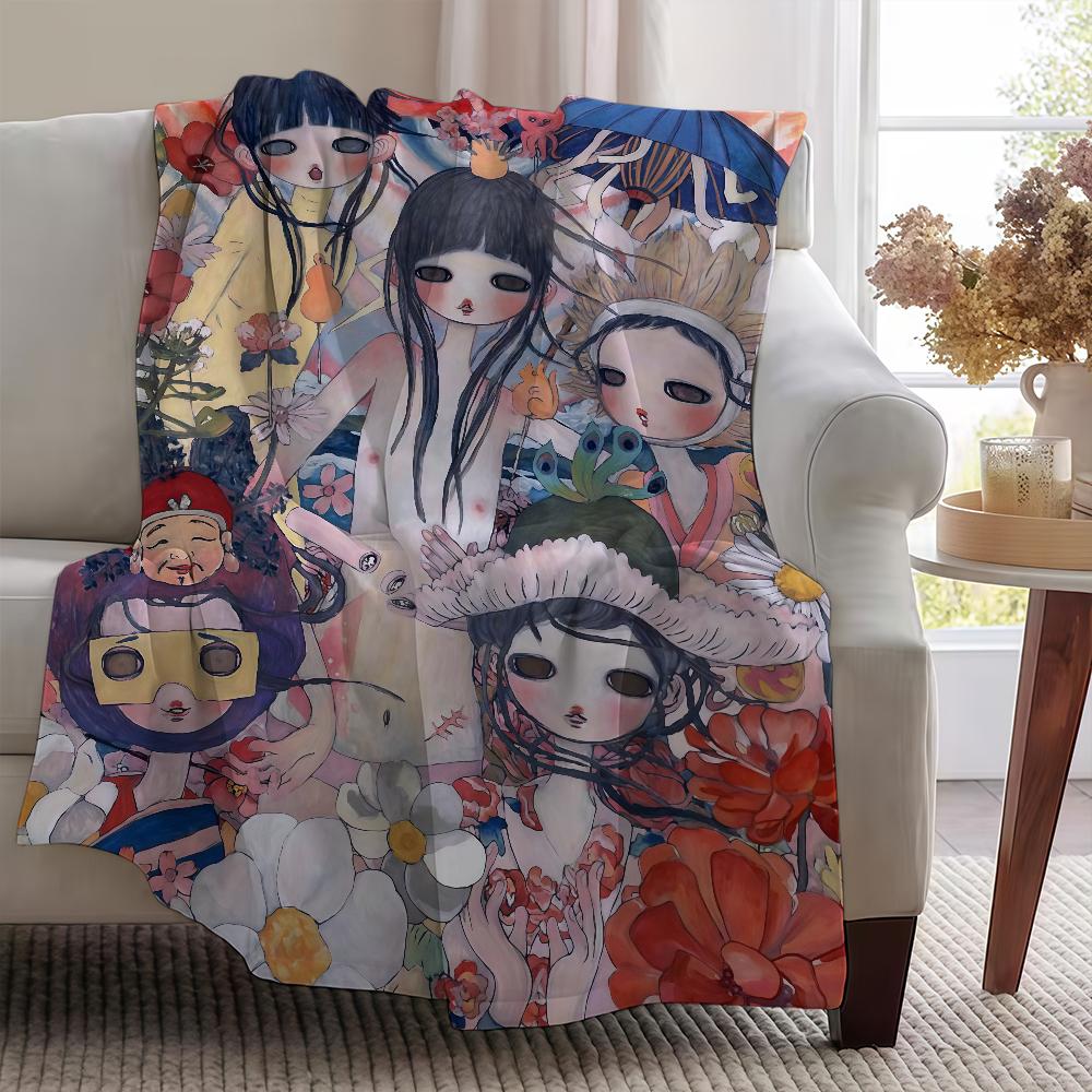Aya T-TakanoS Cute Blanket Soft Warm Furry Throw Super Kids Toys Bed Sofa Car Cradle