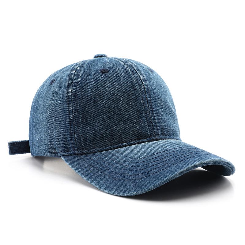 Șapcă de baseball din denim spălat personalizată pentru toamnă și iarnă pentru femei, cu cozoroc deschis, pentru exterior, pentru bărbați, pentru călătorie, protecție termică, șapcă de soare