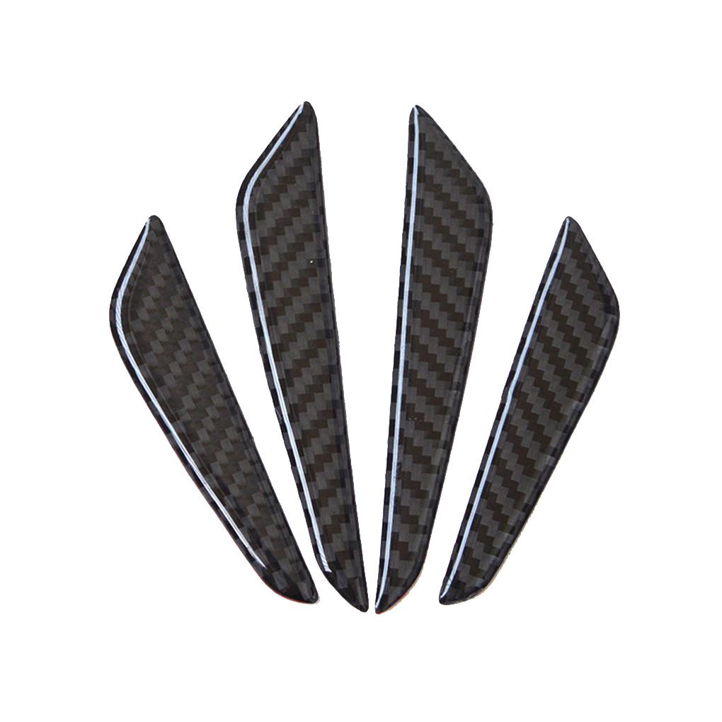 

4pcs Universal Auto Door Side Edge Protection Guard Fiber Anti-Scratch Trim Sticker
