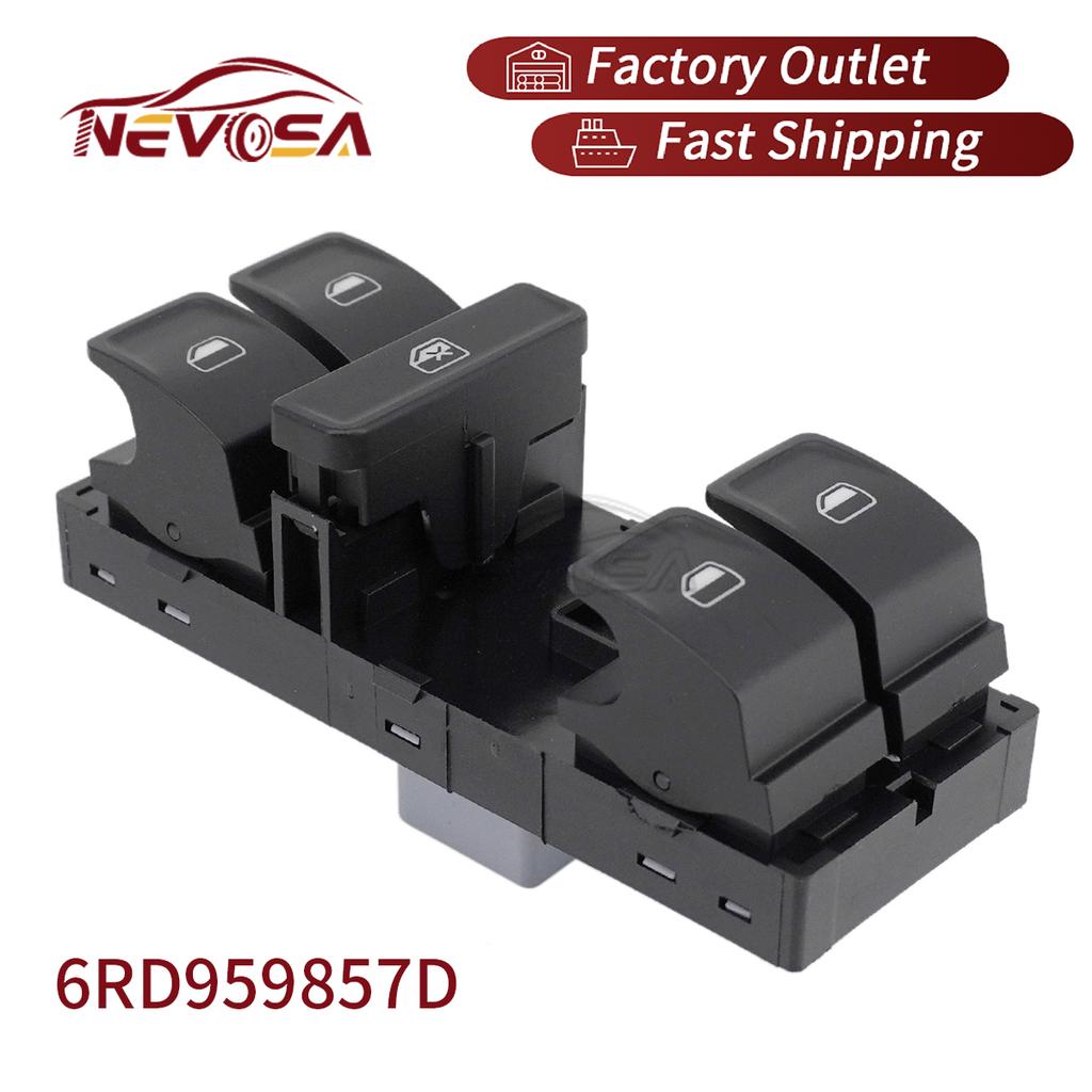 For 2011-2016 Volkswagen VW POLO Left Front 6RD959857D Auto Power Window Control Switch Door Lock Car Parts Accessories