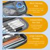 Durable Polyester Pencil Case Soccer Pattern with Zipper Soccer Pattern Pen Bag Sports Theme Multifunction Bag